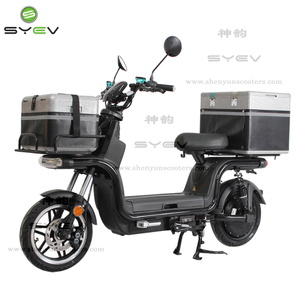 Syev com certificado cee/coc 2022 scooter elétrico prático de entrega de fast food com caixa dianteira e traseira